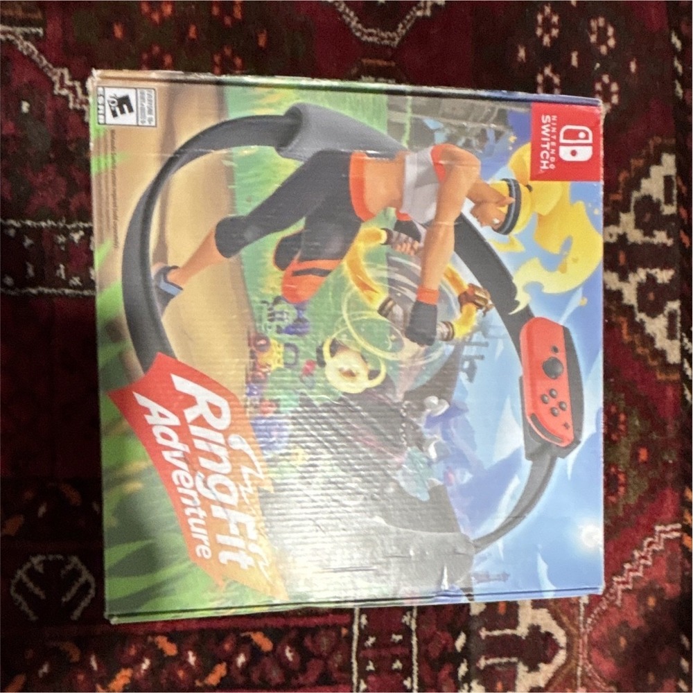 Nintendo Switch Ring Fit Adventure Game Bundle w/ Ring-Con & Leg Strap
